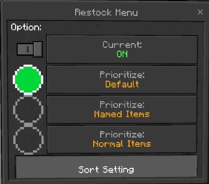 option