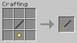 Iron Rod With Gold Tip Crafting