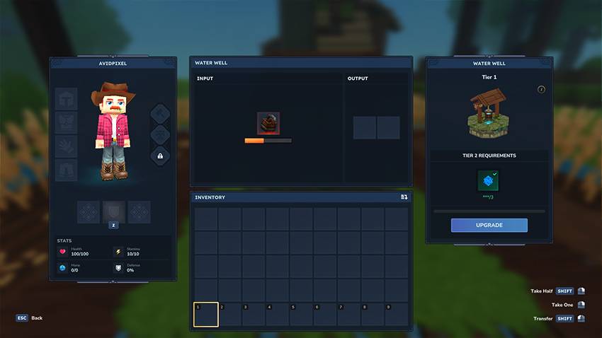 Infinite Water Well - Fill Bucket