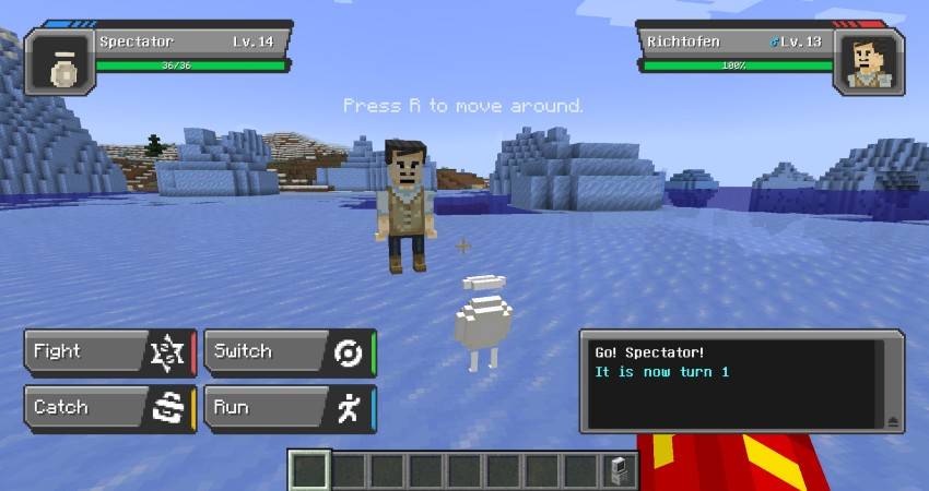 Spectator battling Richtofen in a Frozen Ocean.