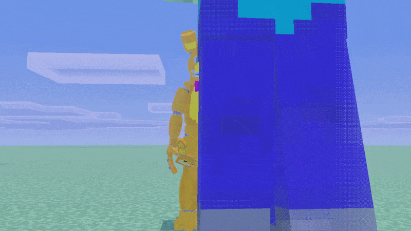 Five Nights at Freddy's Springlock Suits — Minecraft Bedrock addon, screenshot 11