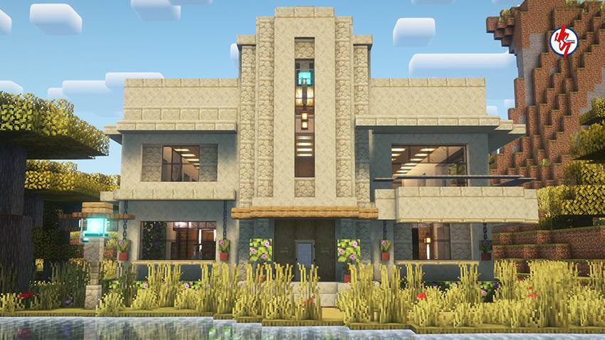 Survival Art Deco House #12 (Achievements On) Minecraft Map