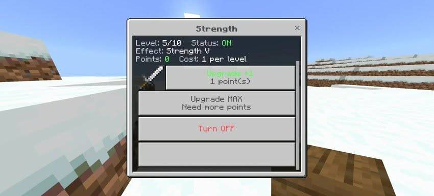 Player Stats System (Achivement Friendly) — Minecraft Bedrock addon, screenshot 2