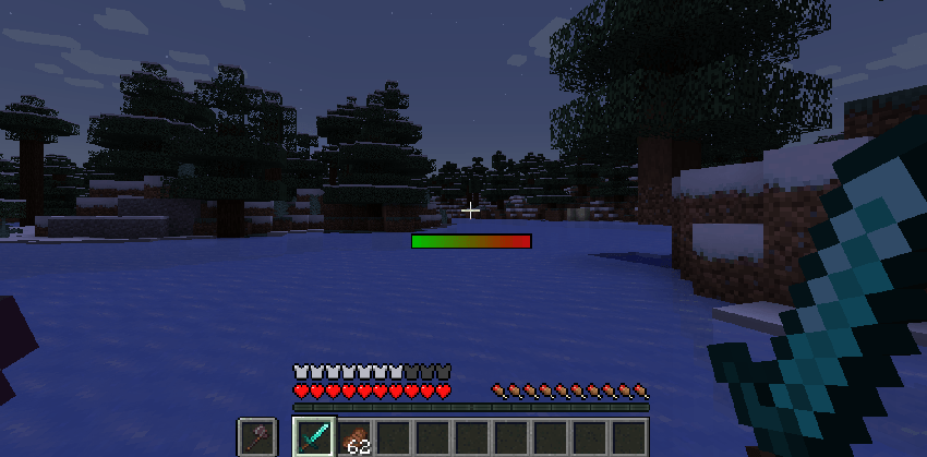 Axe in the offhand