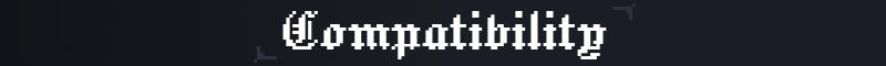 "Compatibility" text banner