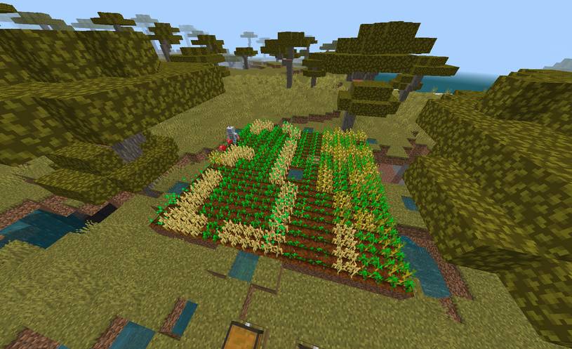 Farm Worker Robot — the robot that farms for you — Minecraft Bedrock addon, screenshot 5