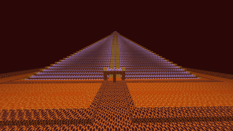 Main view of the pyramid