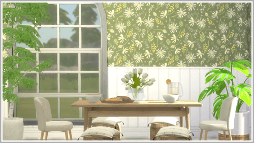 Spring Floral Wallpaper 2 - The Sims 4 Build / Buy - CurseForge