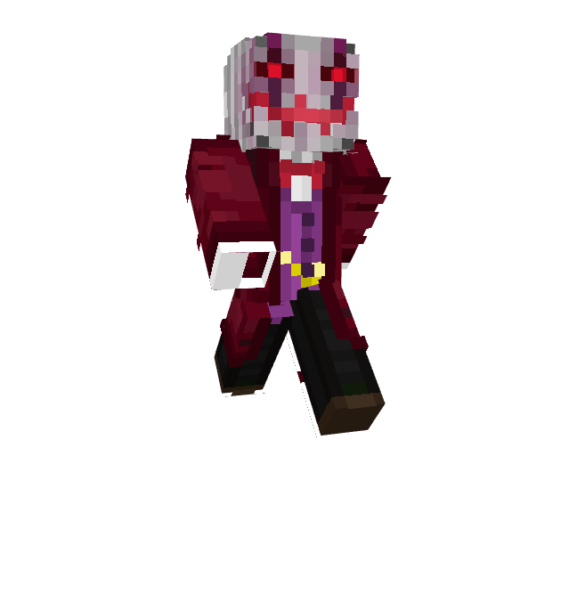 Scoopy scary skeleton — Minecraft Bedrock skin, screenshot 4