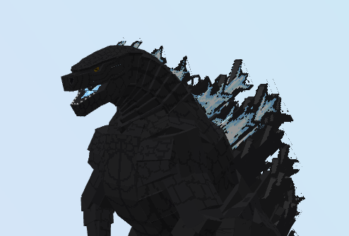 godzilla readys atomic breath