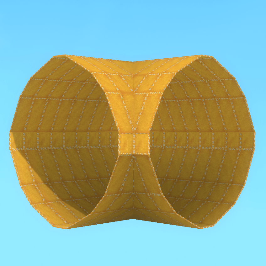 Yellow Pipe Connection Corner