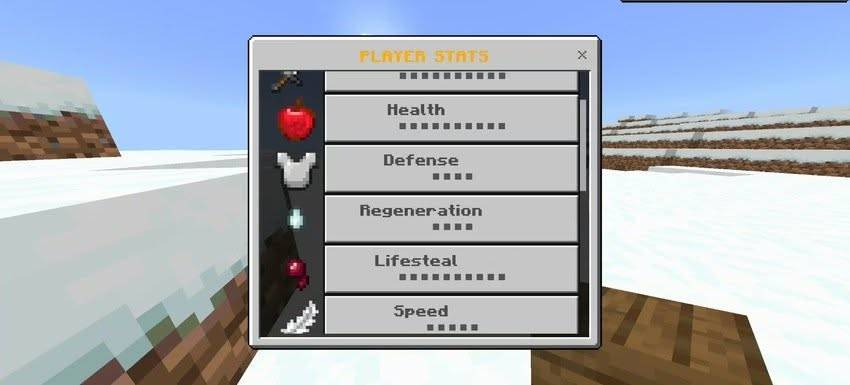 Player Stats System (Achivement Friendly) — Minecraft Bedrock addon, screenshot 4