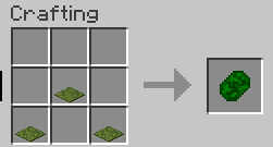 3 moss carpets in an upside "u" shape makes a moss blanket
