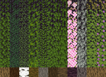 Leaves in version 1.21.8