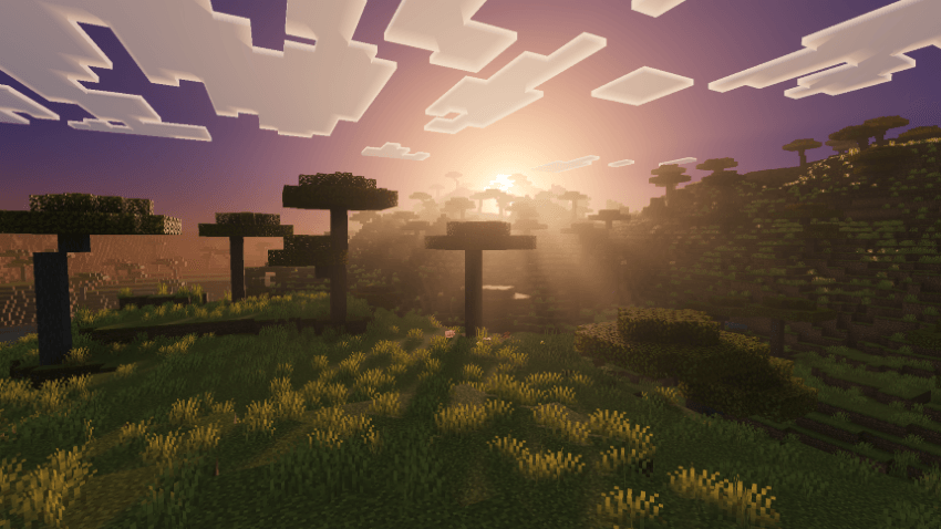 Cyanora Shader — Minecraft Bedrock texture pack, screenshot 3