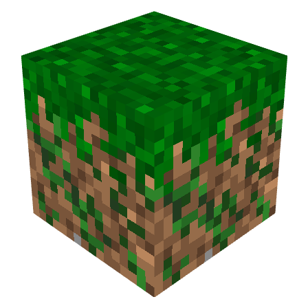 A Verdant Grass Block