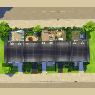 terraced houses