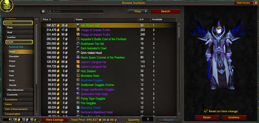 Auction House Preview