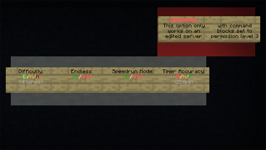Where you set your game options