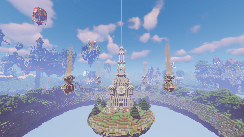 Fantasy SkyIsland Minecraft Map