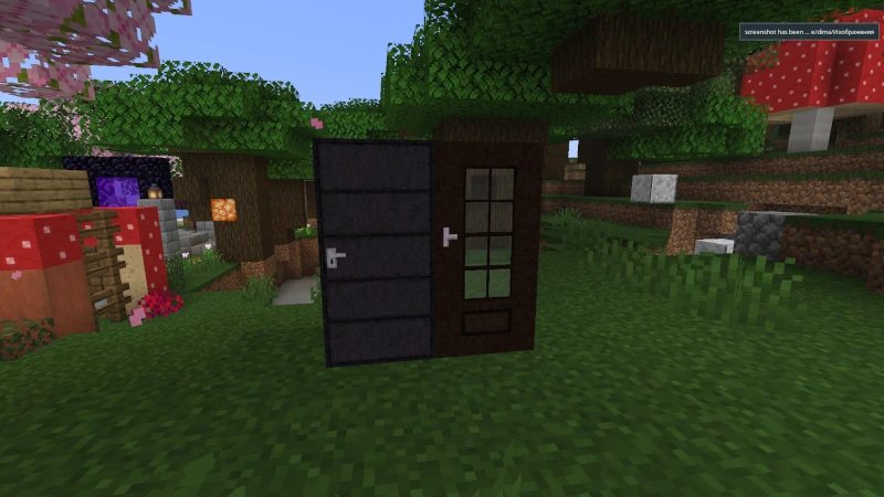 Secure your base with functional lockable doors. Use the Key to protect your home from intruders.