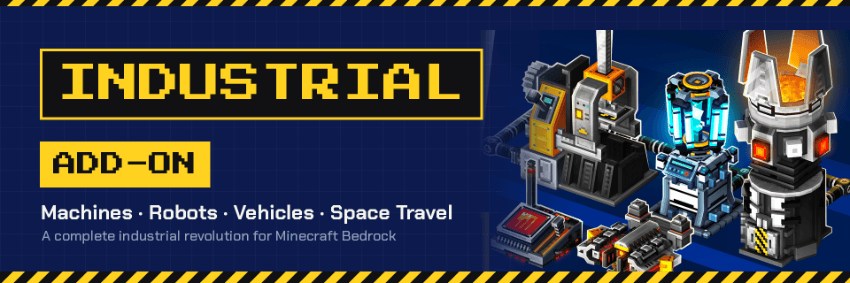 Industrial Add-On — Minecraft Bedrock addon, screenshot 1