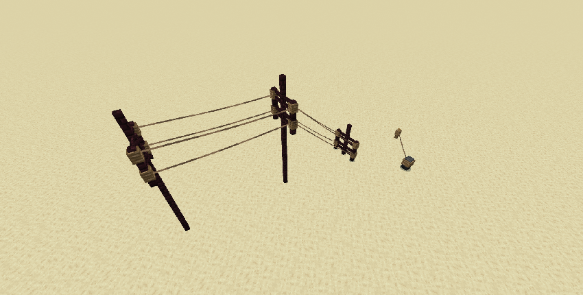Powerlines using this add-on