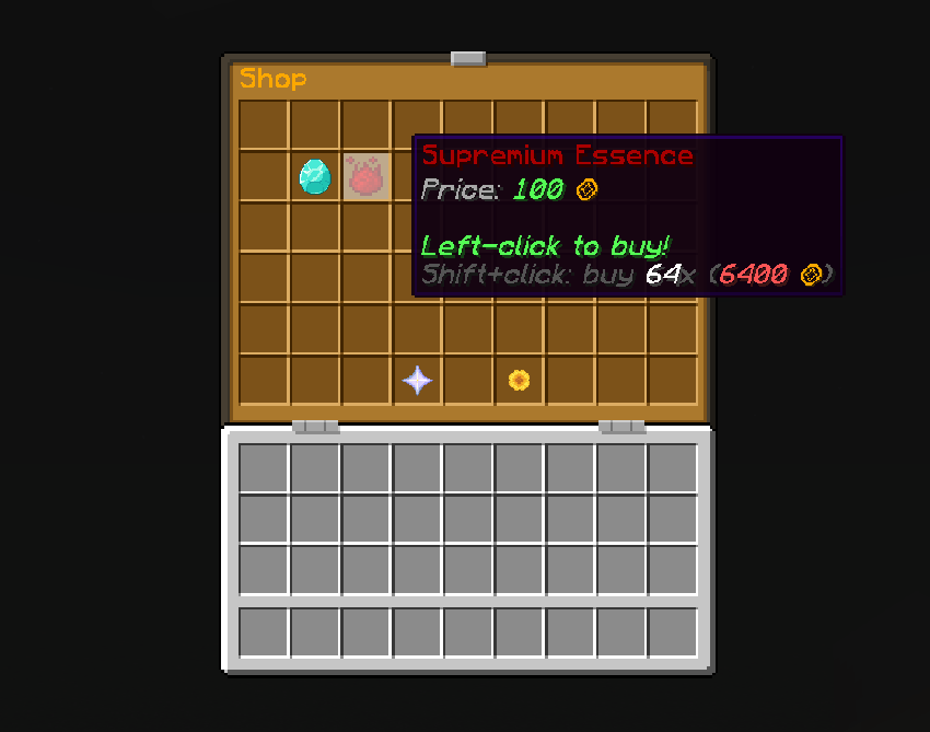 LittleQuests - Shop and sold items example