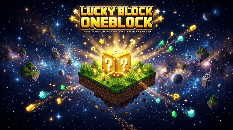 Lucky Block OneBlock Banner