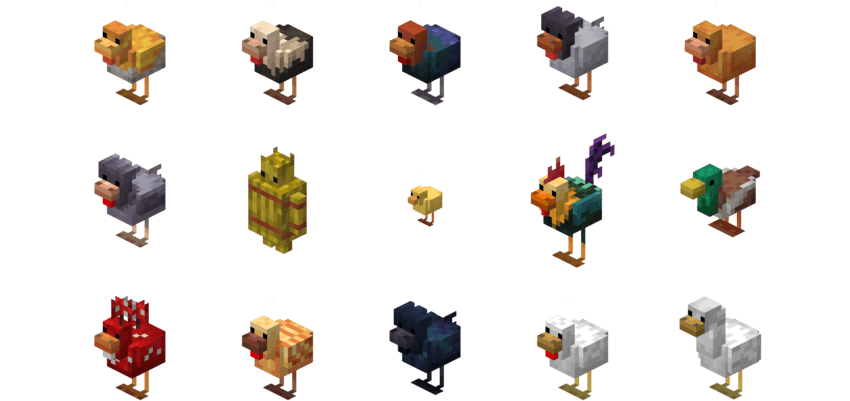 Minecraft Earth Chickens - Minecraft Bedrock Texture Packs - CurseForge