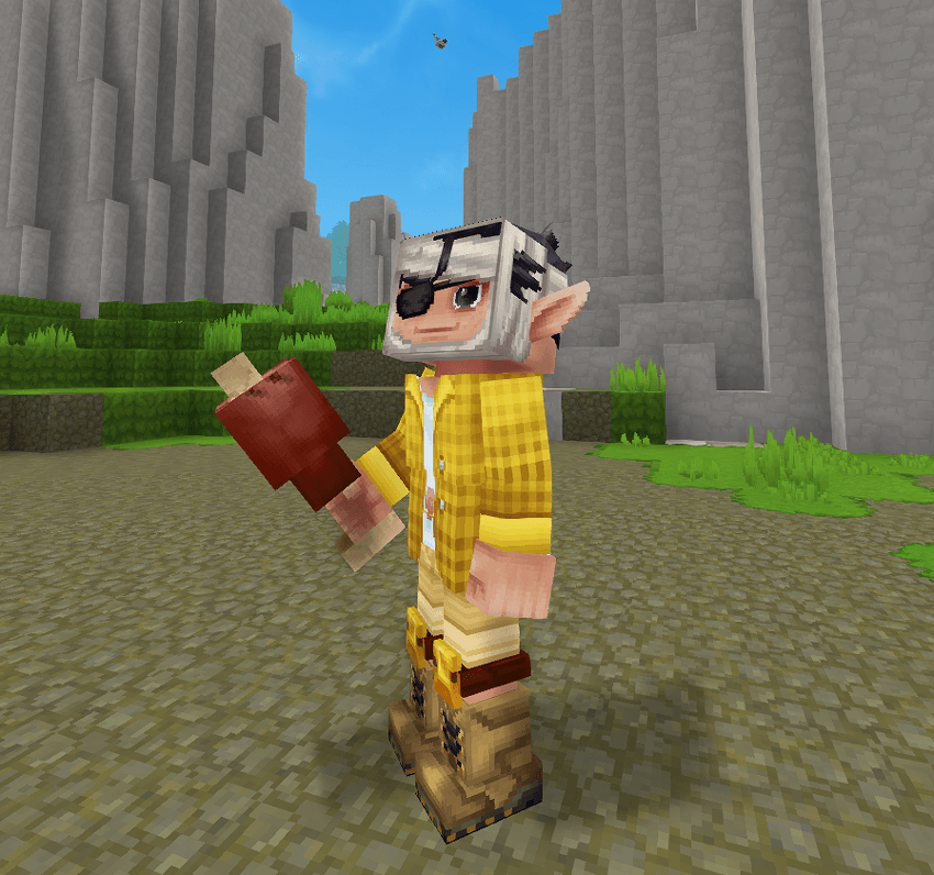 wildmeat held on the bone