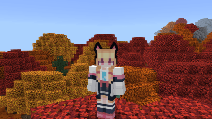 Rez's Cat Ears — Minecraft Bedrock addon, screenshot 2