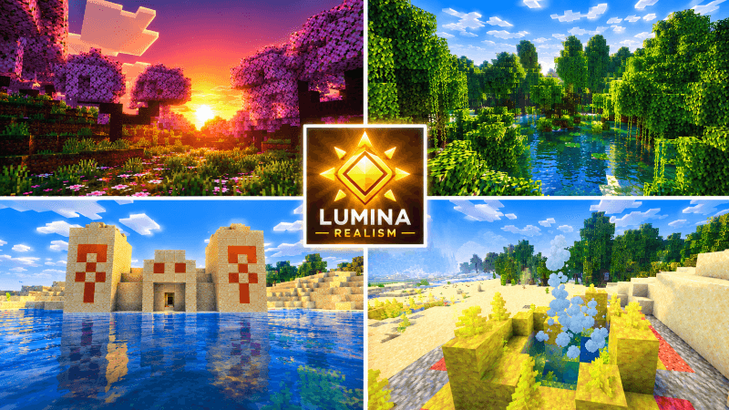 Lumina Realism — Minecraft Bedrock texture pack, screenshot 1