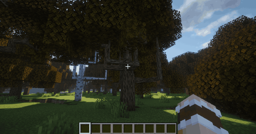Main Showcase GIF - Embeddium + Dynamic Trees + Complementary Unbound