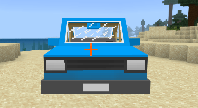 Real vehicle — Minecraft Bedrock addon, screenshot 2