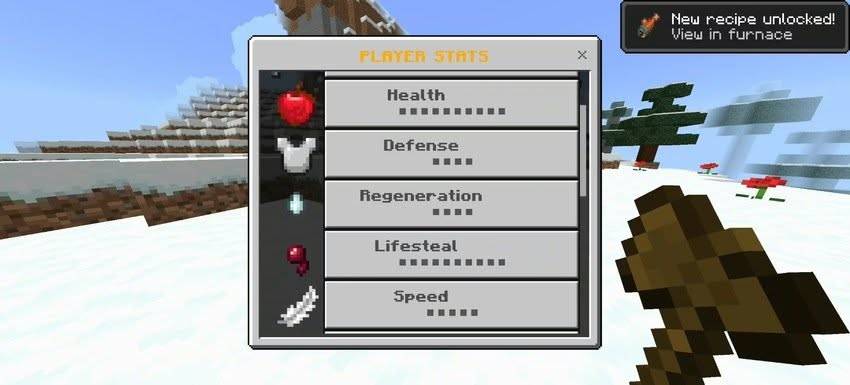 Player Stats System (Achivement Friendly) — Minecraft Bedrock addon, screenshot 3