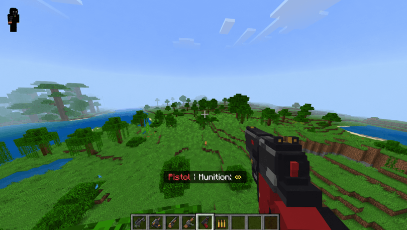 Arsenal guns HD — Minecraft Bedrock addon, screenshot 5