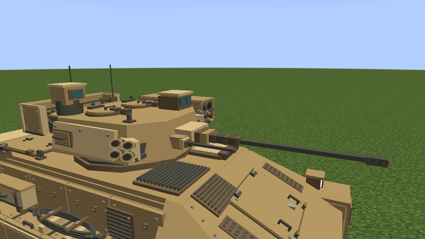 M240C beside the cannon