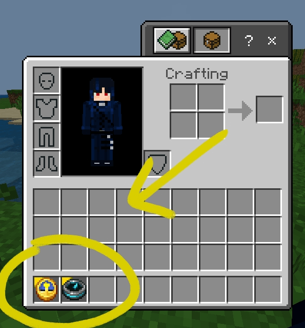 The two usable items.
