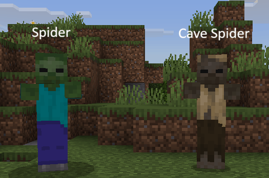 Arachnophobia — Minecraft Bedrock texture pack, screenshot 2