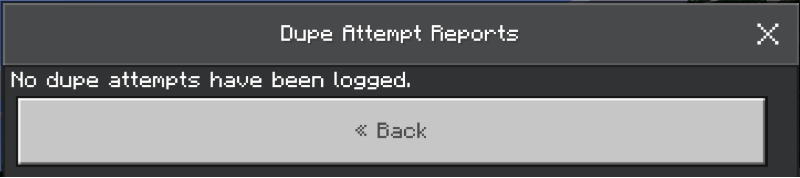 Reports menu