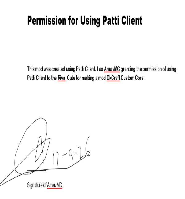 permission