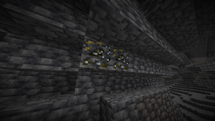 Tungsten ore naturally found in deepslate.