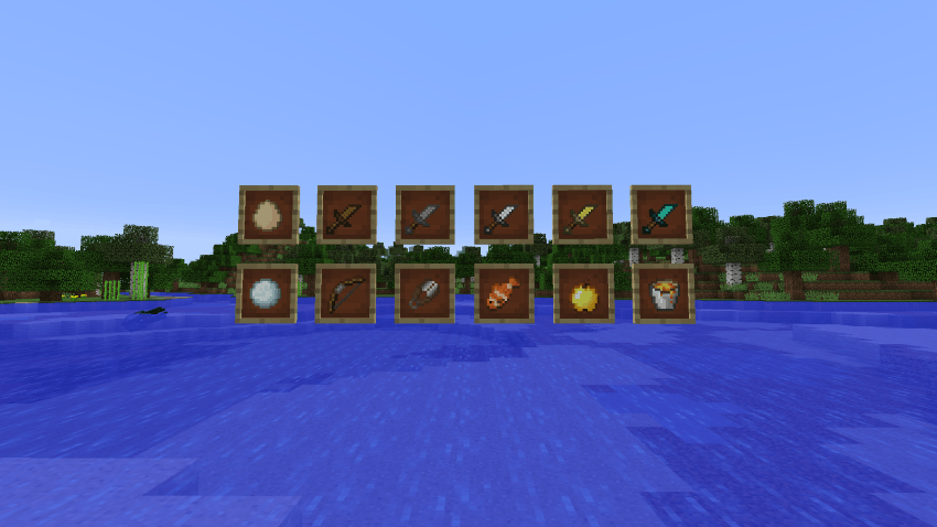 The items