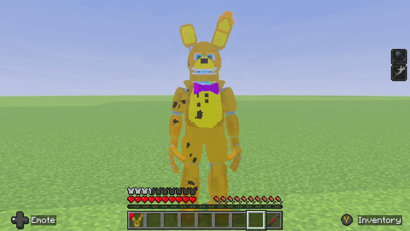 Five Nights at Freddy's Springlock Suits — Minecraft Bedrock addon, screenshot 15