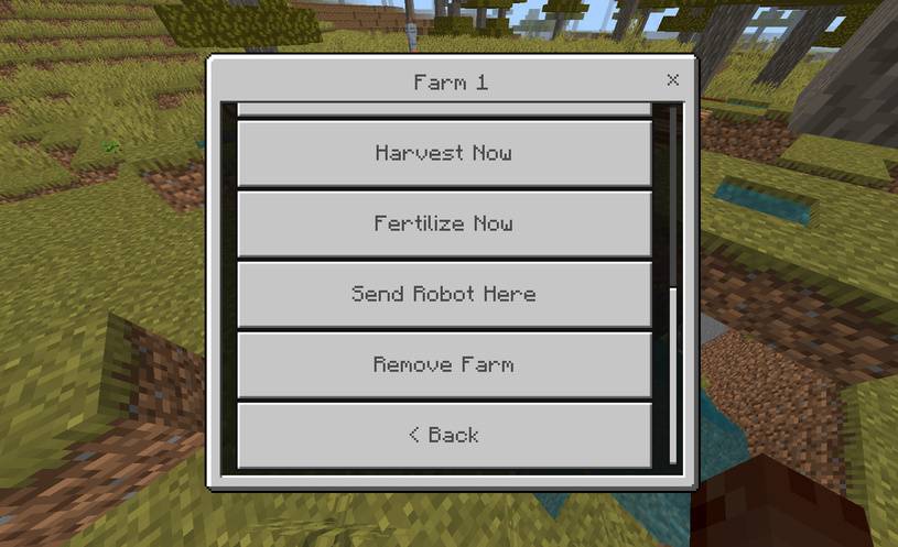 Farm Worker Robot — the robot that farms for you — Minecraft Bedrock addon, screenshot 16
