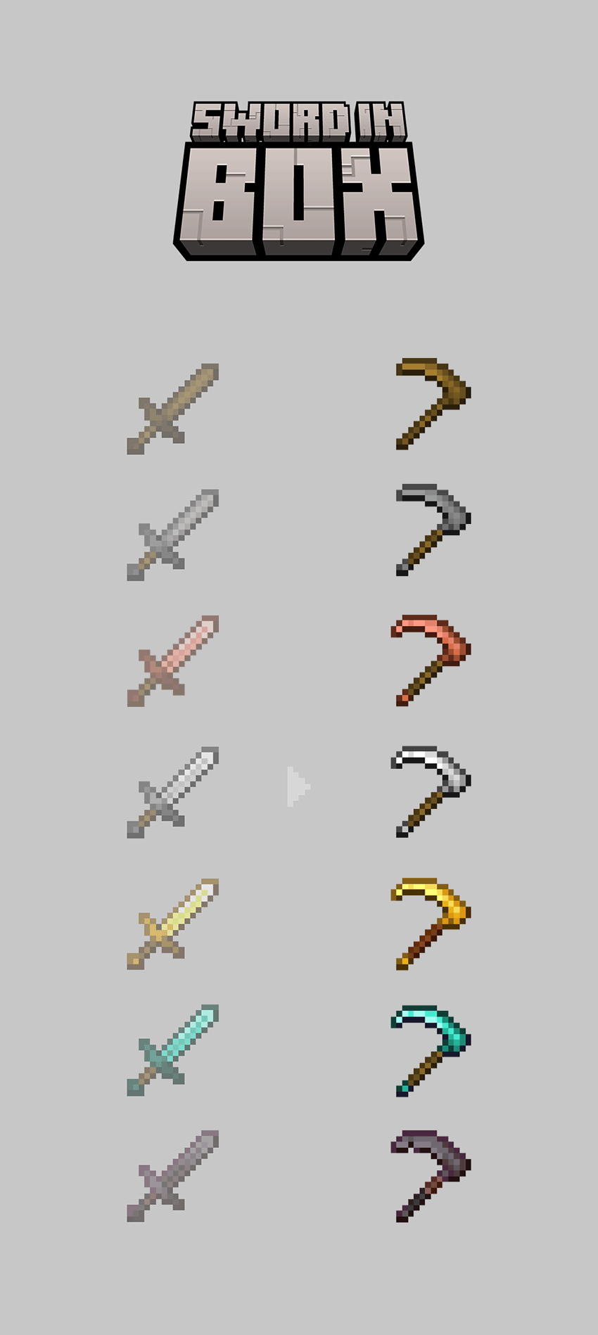 Sword in Box - Sickle Minecraft Texture Pack