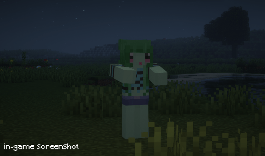 the front of the zombie texture