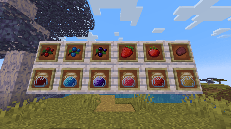 Berries and jam