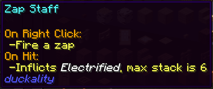 zap desc